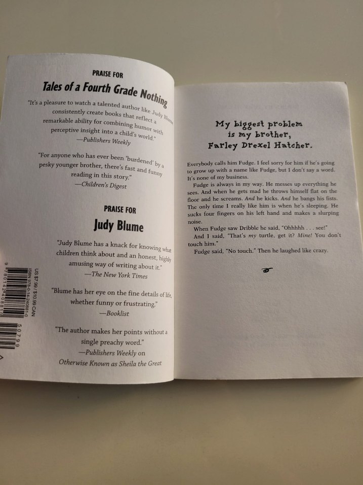 Judy Blume - Tales of a Fourth Grade Nothing - Görsel 2