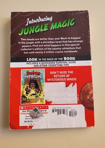 Goosebumps: HOW I GOT MY SHRUNKEN HEAD Ingilizce cocuk kitabi - Görsel 3