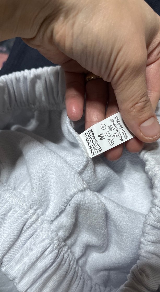 Adidas Beyaz Erkek Pamuklu Eşofman Altı - Görsel 3