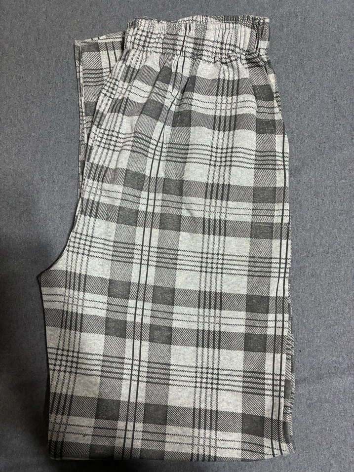 Gri Ekose Desenli Erkek Pijama - Görsel 3