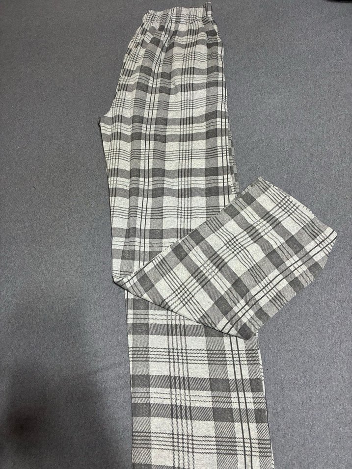 Gri Ekose Desenli Erkek Pijama - Görsel 2