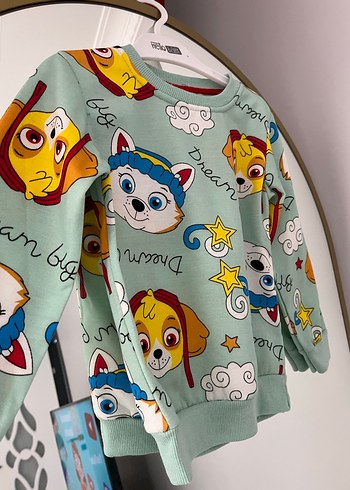 Erkek Çocuk Renkli Baskılı Sweatshirt - Görsel 2