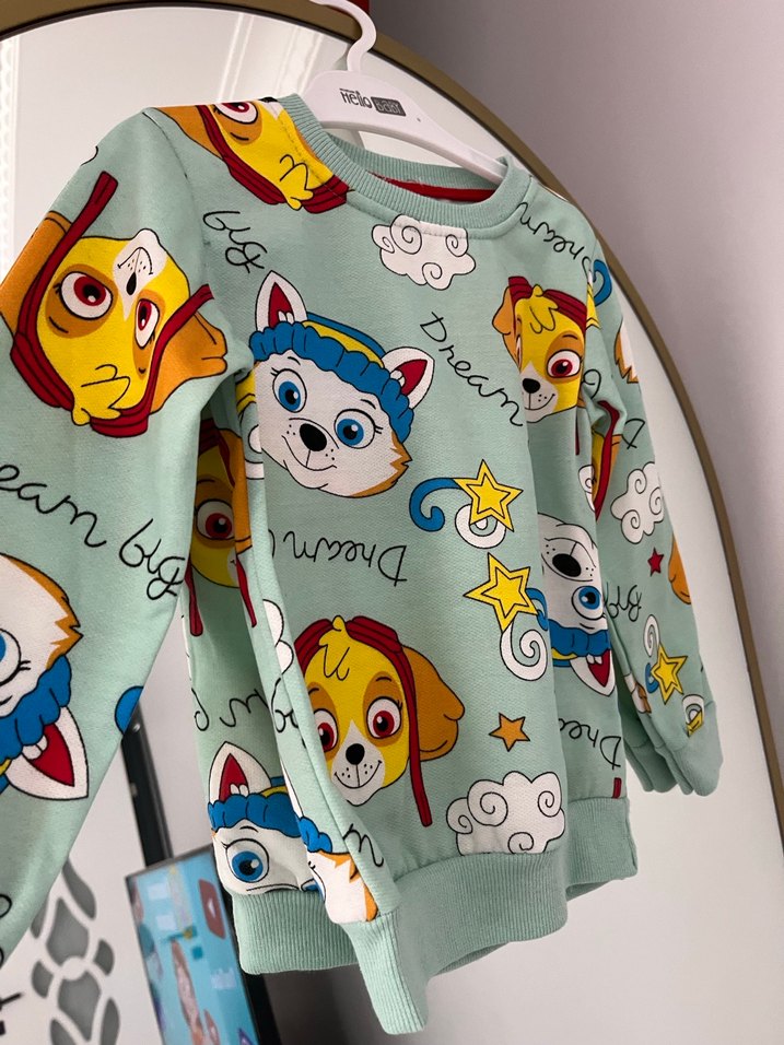 Erkek Çocuk Renkli Baskılı Sweatshirt - Görsel 2