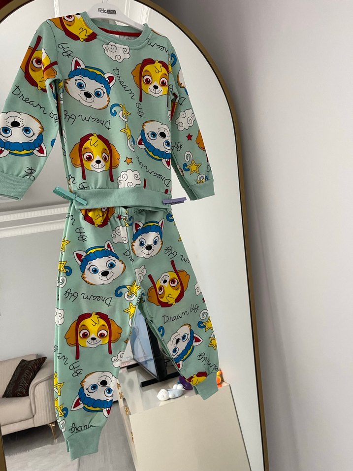 Erkek Çocuk Renkli Baskılı Sweatshirt - Görsel 3