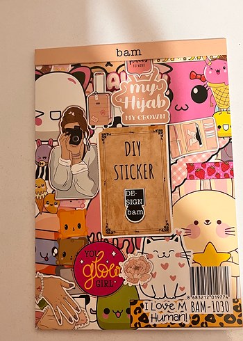 DIY Sticker Tasarım Kitabı bam-1030
