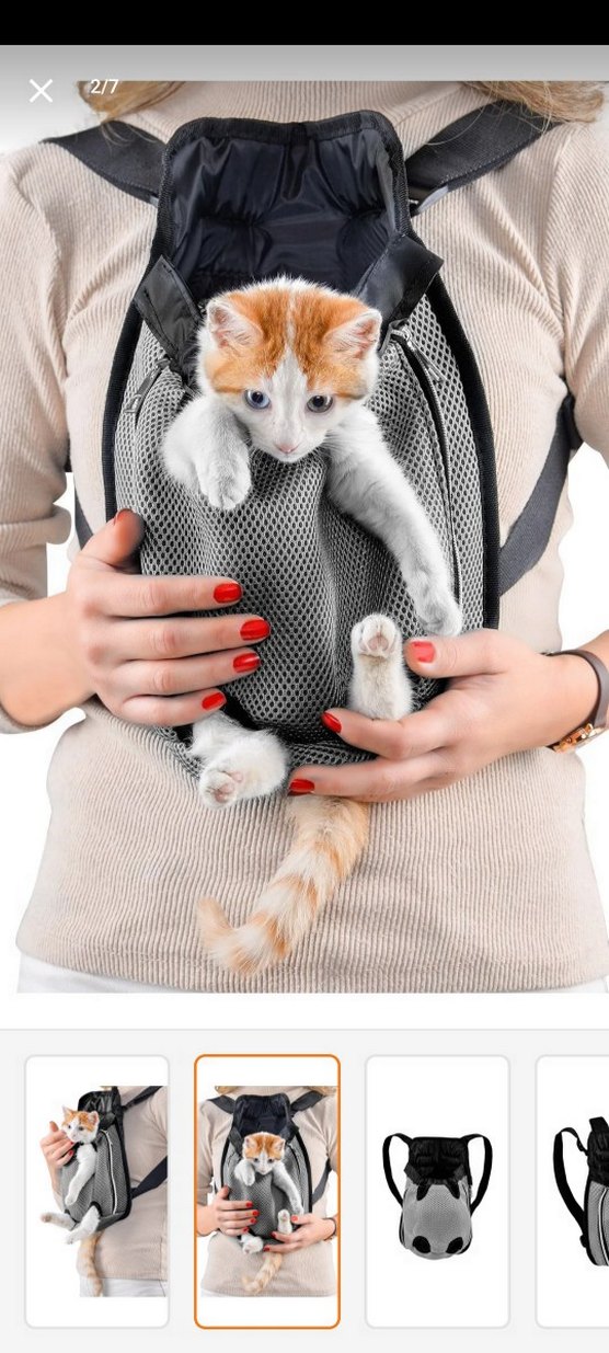 Kedi Köpek Taşıma Çantası - Görsel 2