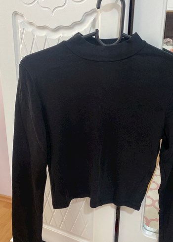 H&M Basic uzun kollu crop kesim body