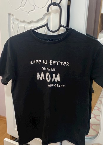 Siyah Baskılı Çocuk tshirt