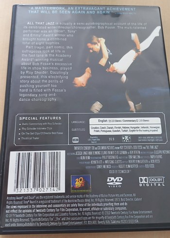  Beden All That Jazz DVD Bulmaca