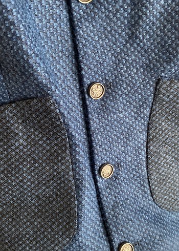 universal Beden Düğmeli Denim Kadın Yelek