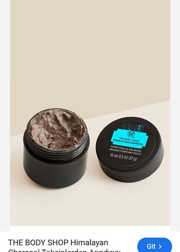 THE BODY SHOP Himalaya Kömürlü Parlatıcı Maske 15 ml
