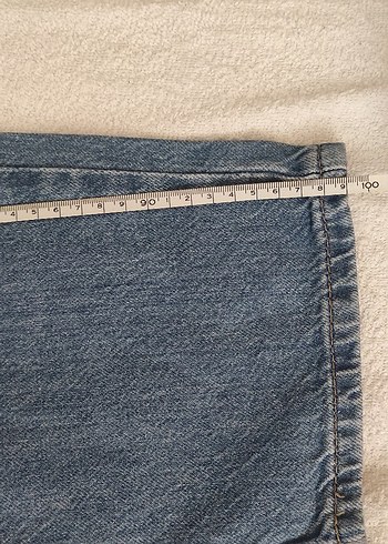 LCW Jeans Gri Bol Kesim Midi Kot Pantolon - Görsel 5