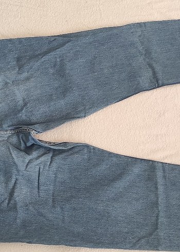 LCW Jeans Gri Bol Kesim Midi Kot Pantolon - Görsel 7