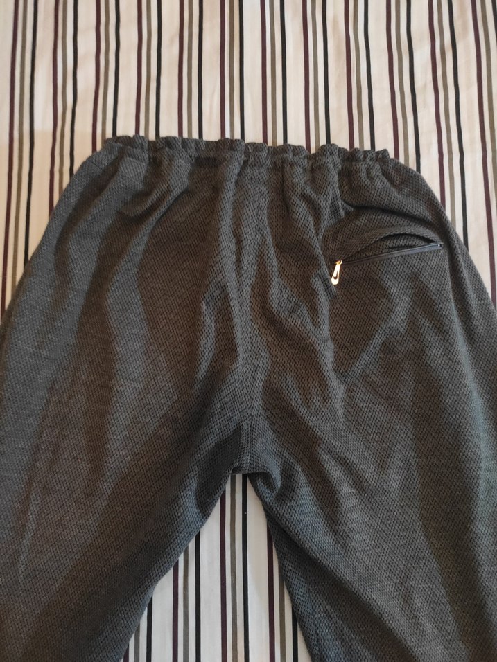 Gri Rahat Kesim Erkek Eşofman Altı - Görsel 4