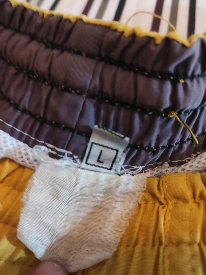 Sarı BOSS Bel Detaylı Mini Erkek Mayo - Görsel 3