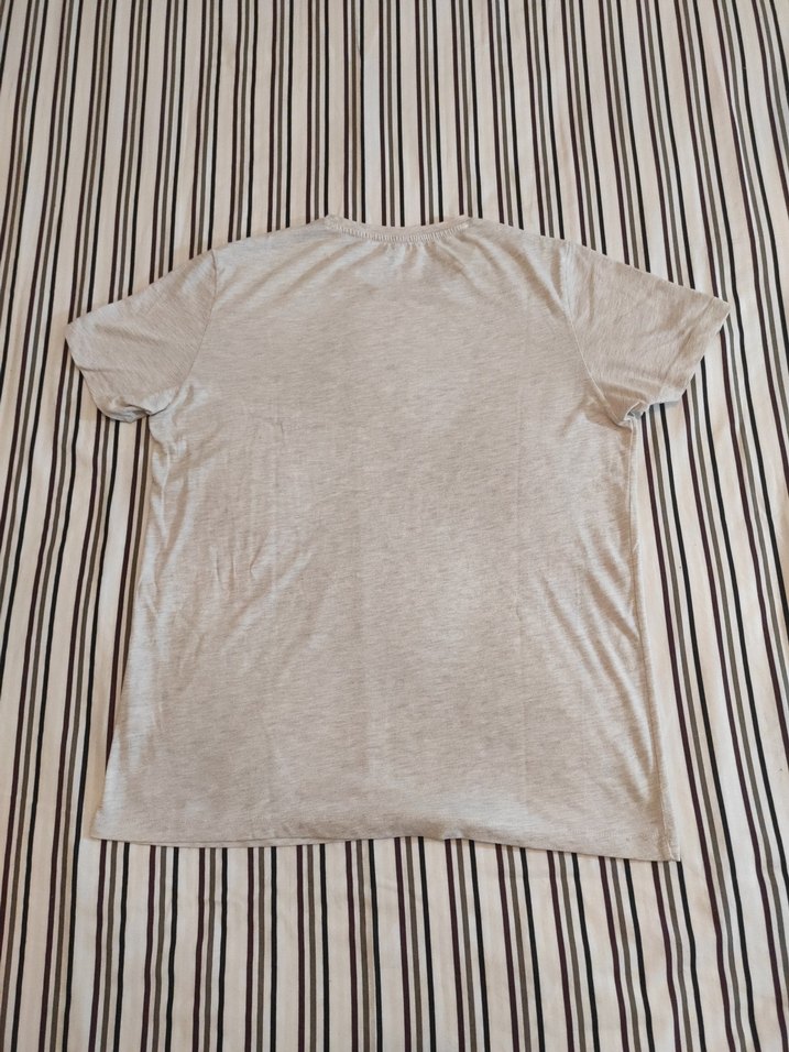 Bohem Tarzı Keten Erkek Tişört - Görsel 4