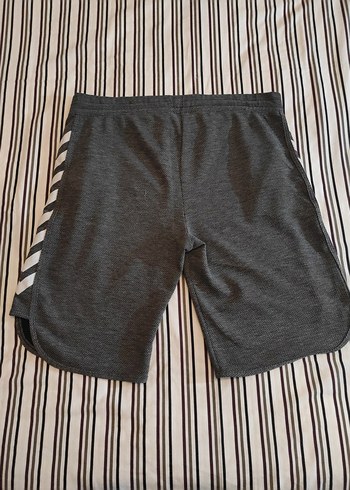 Gri Hummel Fermuarlı Spor Şort - Görsel 3