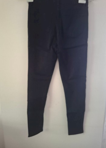 Siyah Kadın Regular Fit Midi Kot Pantolon - Görsel 4