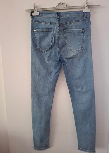 Gri Mavi Kadın Denim Pantolon - Görsel 3