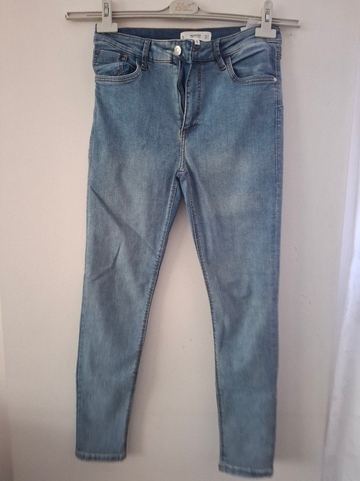 Gri Mavi Kadın Denim Pantolon - Görsel 2