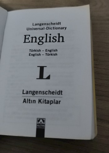  Langenscheidt İngilizce-Türkçe Evrensel Sözlük