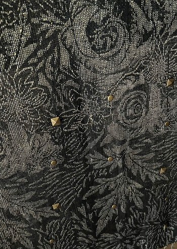 Desenli Bohem Gri şal. Porever New - Görsel 2