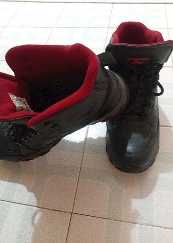 Kırmızı Bağcıklı Erkek Biker Botları - Görsel 6