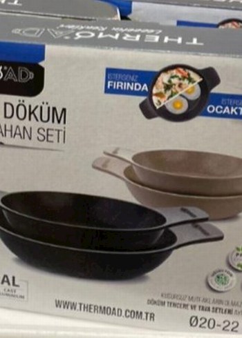 Thermoad Döküm Tava Seti 20-22 cm