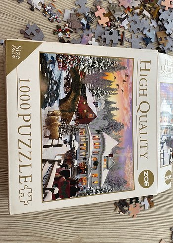 1000 Parçalı Çok Renkli Eksiksiz Parçalı Puzzle - Görsel 5