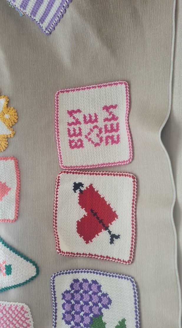 Renkli Örgü Banyo Süngeri Seti - Görsel 2