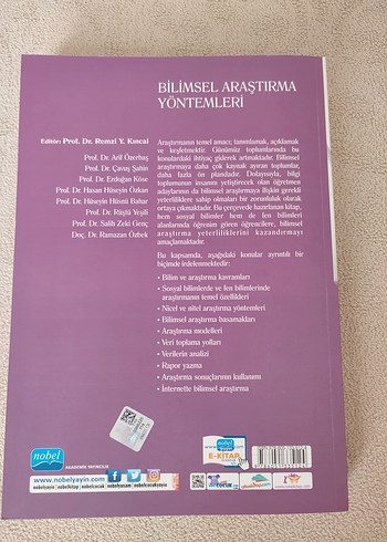 Bilimsel Araştırma Yöntemleri - Prof. Dr. Remzi Y. Kıncal - Görsel 2