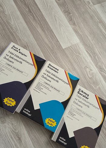 Tıbbi Dokümantasyon ve Sekreterlik Önlisans Kitapları