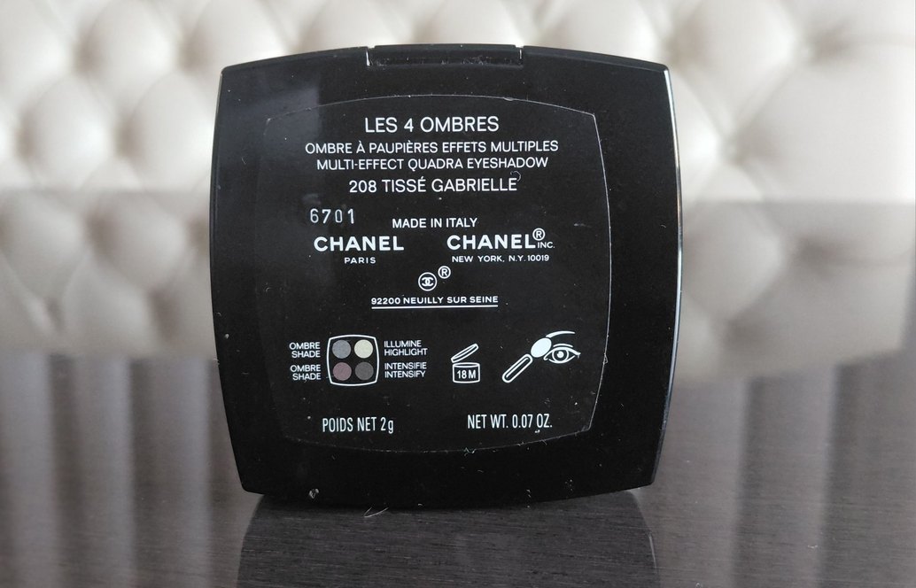 Chanel Les 4 Ombres Çoklu Efektli Göz Farı 208 Tissé Gabrielle - Görsel 2