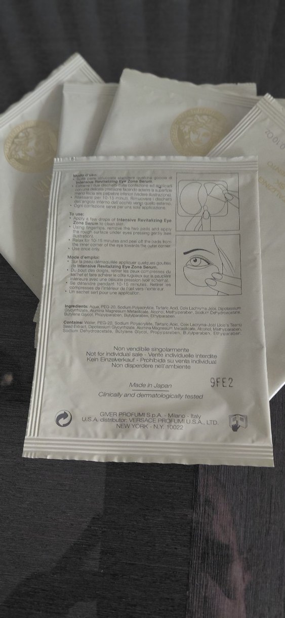 Versace Skincare Intensive Eye Mask 5 X - Görsel 2