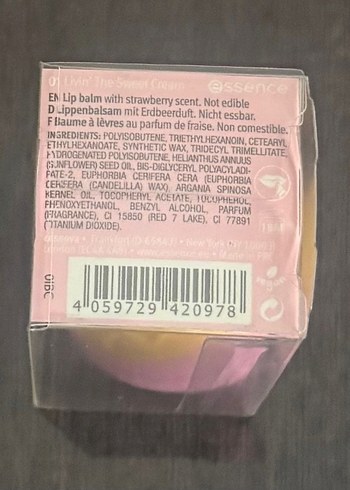 Essence Pastel Pembe Dondurma Temalı Dudak Balm ve Tırnak Süsü - Görsel 4