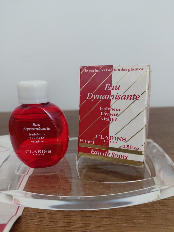 Clarins Eau Dynamisante Parfüm 15 ml vintage 1987 dökme - Görsel 2