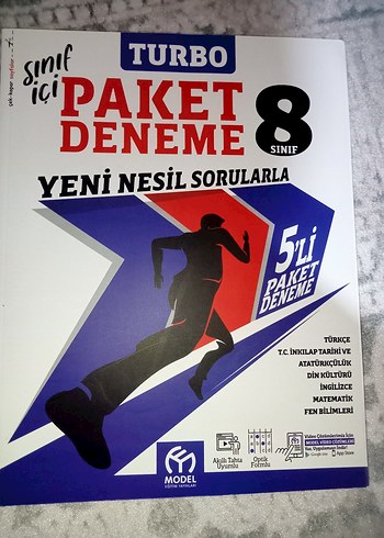 8. Sınıf Turbo Paket Deneme Seti 5'li