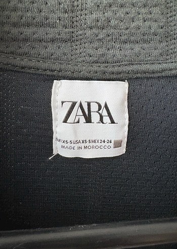 xs Beden yeşil Renk Zara Bomber Ceket