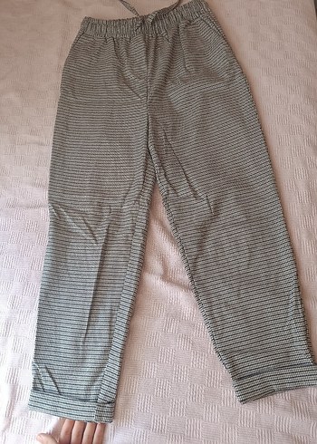 Gri Kadın PamukluRahat Pantolon