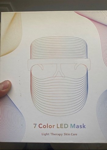 7 Renkli LED Maske - Işık Terapi Cilt Bakımı
