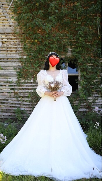 Kollu helen gelinlik