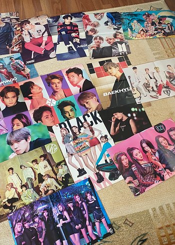 Beden K-pop Afiş ve Dergi Koleksiyonu