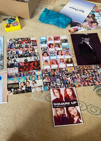 BLACKPINK SQUARE UP Albüm ve Fotoğraf Kartları