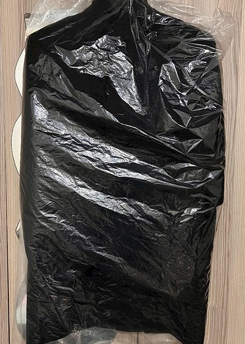 Düğmeli Siyah Erkek Klasik Uzun kaban ürün hiç giyememiştir - Görsel 4