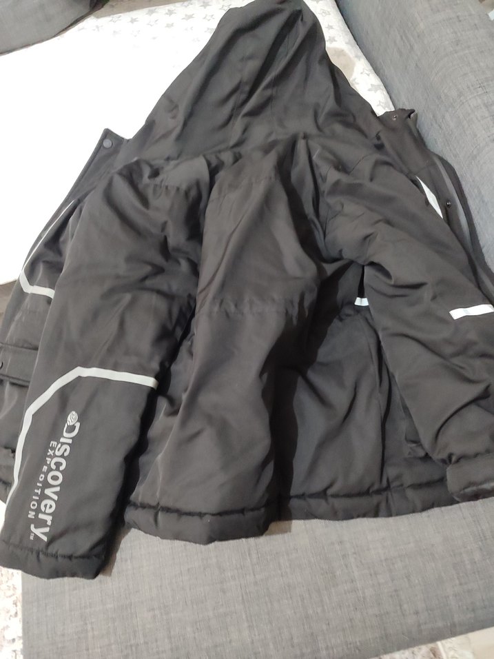 Erkek Siyah Streetwear Kapüşonlu Mont - Görsel 4