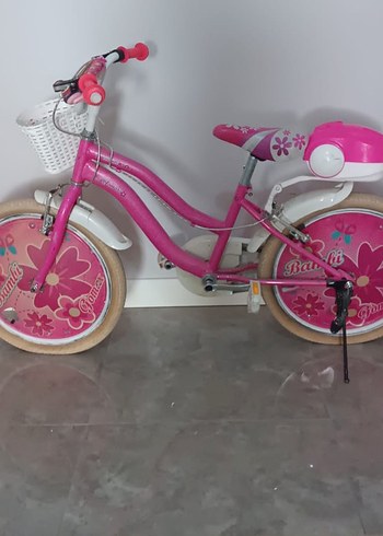 Pembe Çiçekli Çocuk Bisikleti