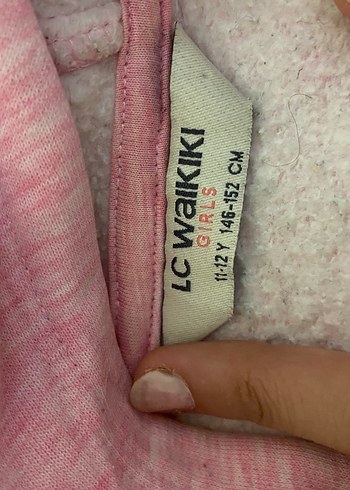 LC Waikiki Kız Çocuk Pembe Fermuarlı Kapüşonlu Ceket
