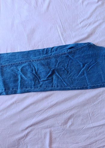 Diğer Rahat Kesim Mavi Denim Kadın Pantolon