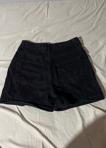 Defacto Siyah Kadın Midi Denim Şort