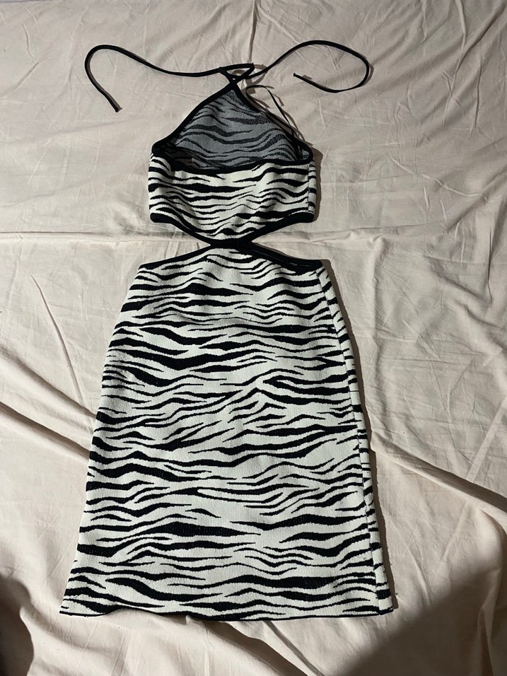 Gri Zebra Desenli Kedi Kıyafeti - Görsel 2